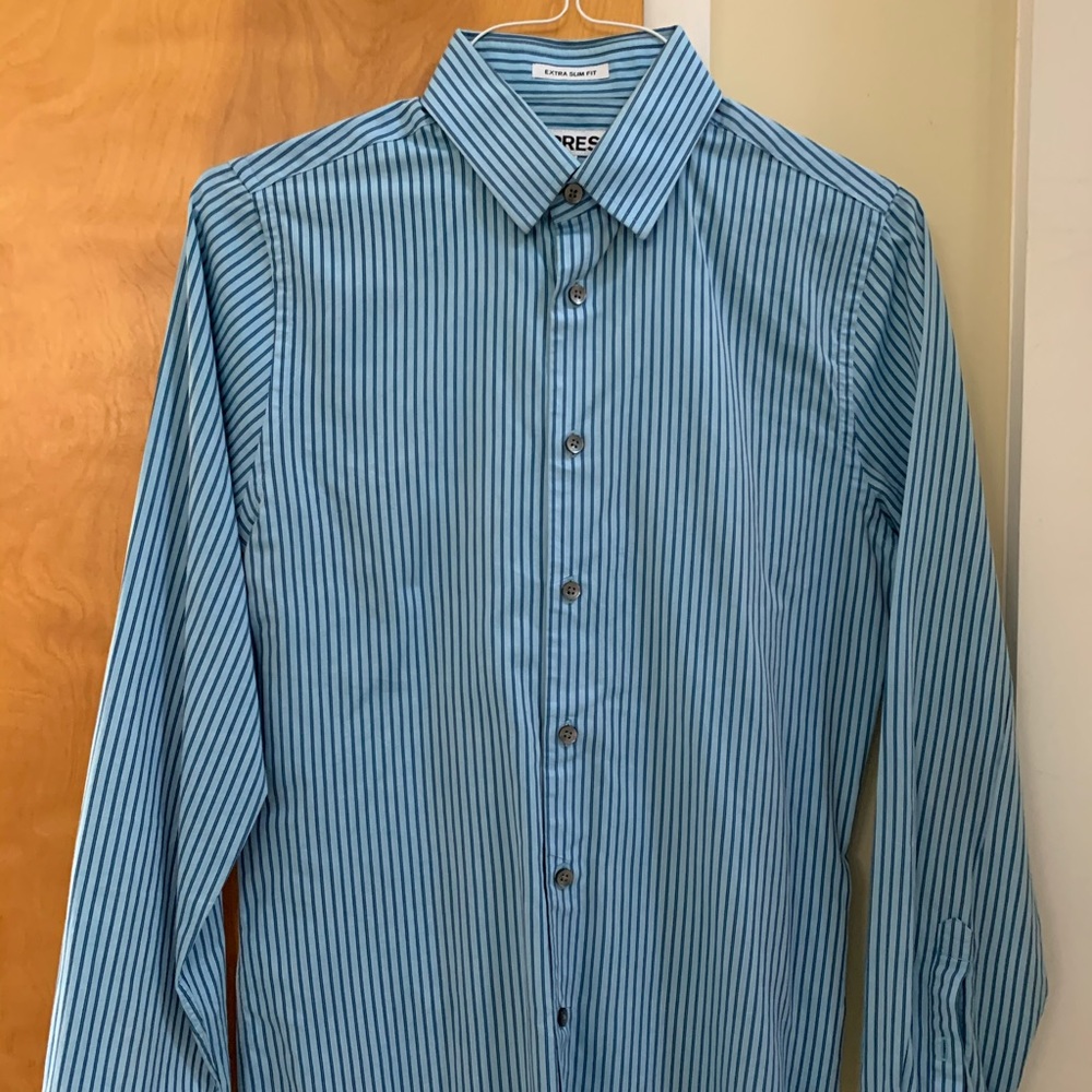 Express extra slim fitted dress shirt